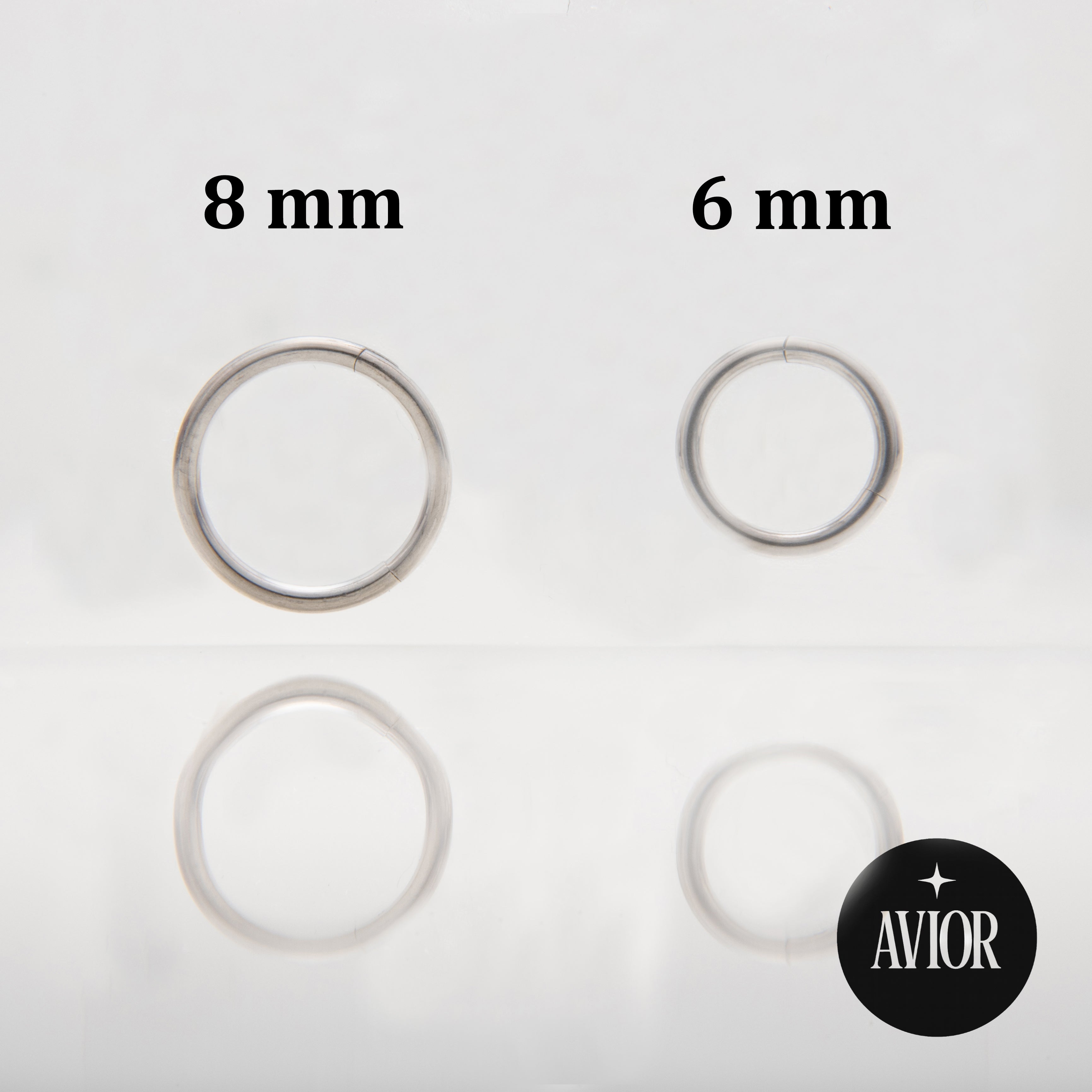 Ring - Metalik - 1.0 mm - promjer 6 mm - Titan
