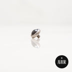 Dermal top - Crni kamen - 4 mm, Titan