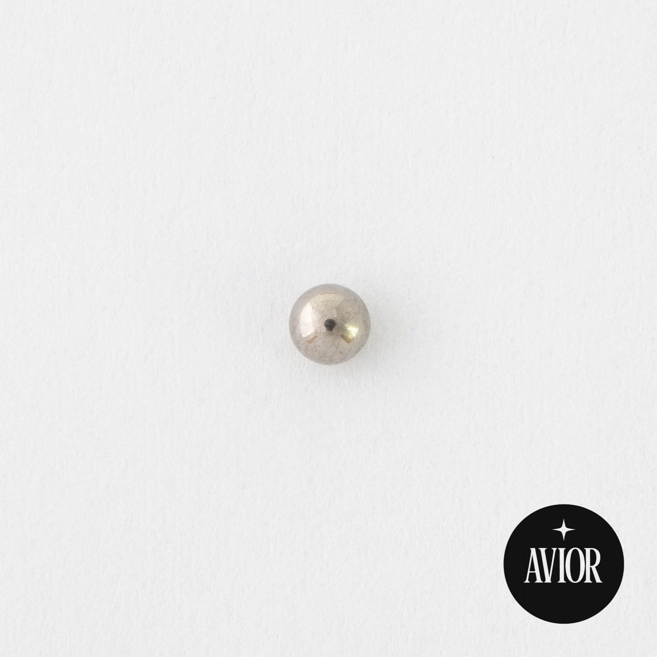 Nakit - Metalik Kuglica + šipkica - 3 mm, Titan