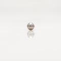 Nakit - Metalik kugla + šipkica - 2 mm, Titan