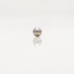 Nakit - Metalik kugla + šipkica - 2 mm, Titan