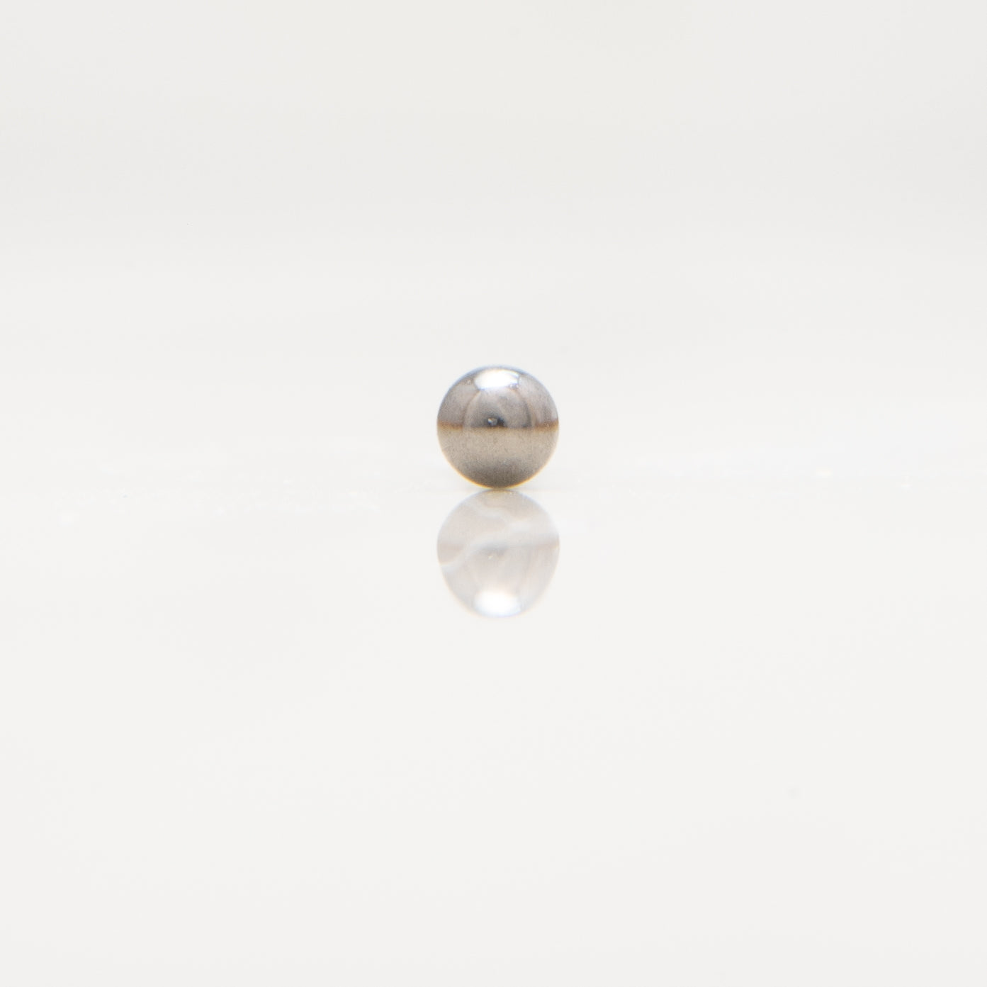Nakit - Metalik kugla + šipkica - 2 mm, Titan