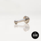 Nakit - Metalik kugla + šipkica - 2 mm, Titan