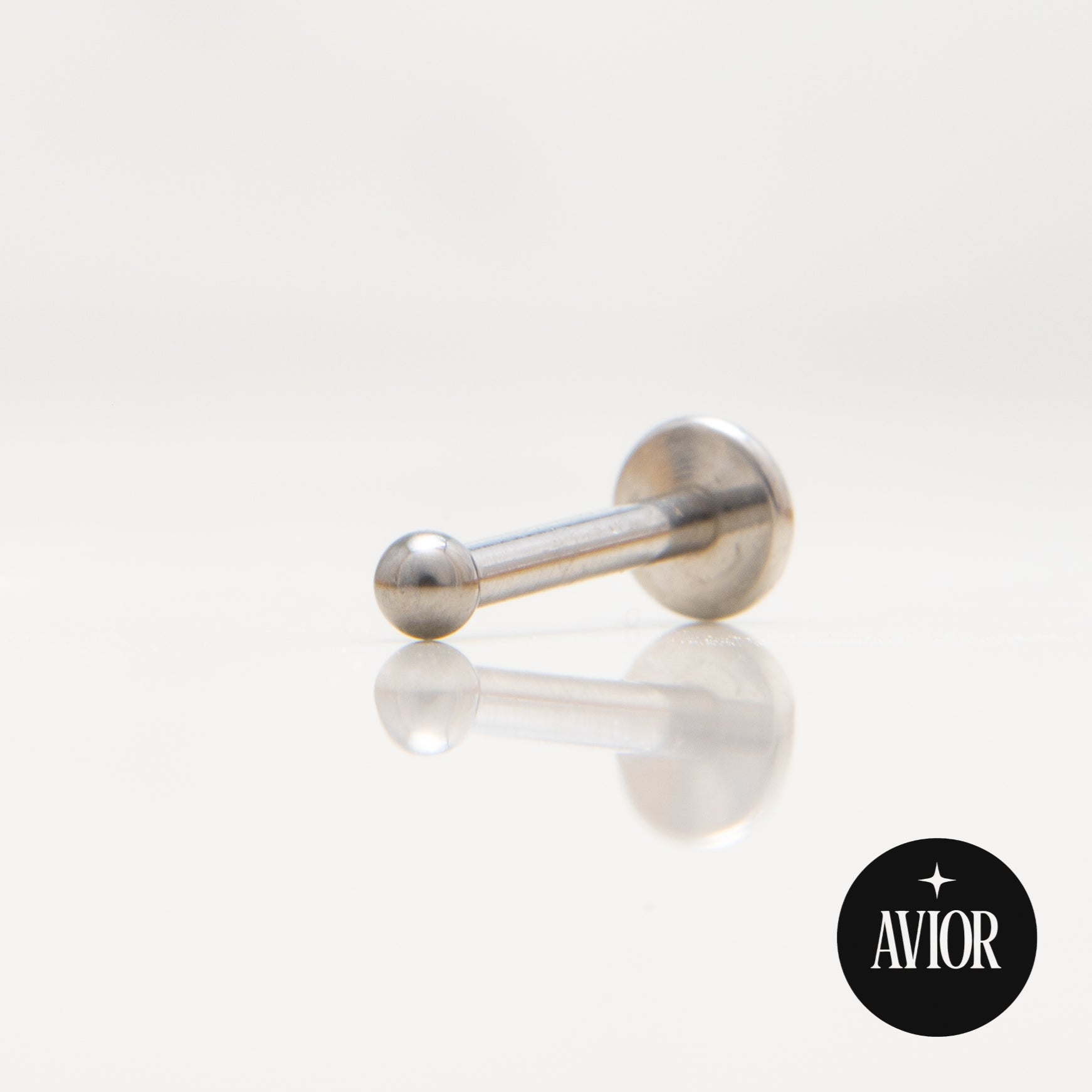 Nakit - Metalik kugla + šipkica - 2 mm, Titan