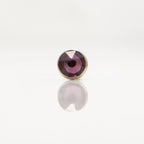 Nakit - Ljubičasti cirkon + šipkica - Flat back, 4 mm, Titan
