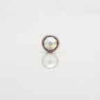 Dermal top - Aurelia Borealis Cirkon - 4 mm Titan