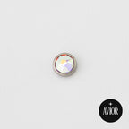 Dermal top - Aurelia Borealis Cirkon - 4 mm Titan