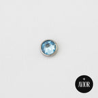 Dermal top - Plavi cirkon - 4 mm Titan