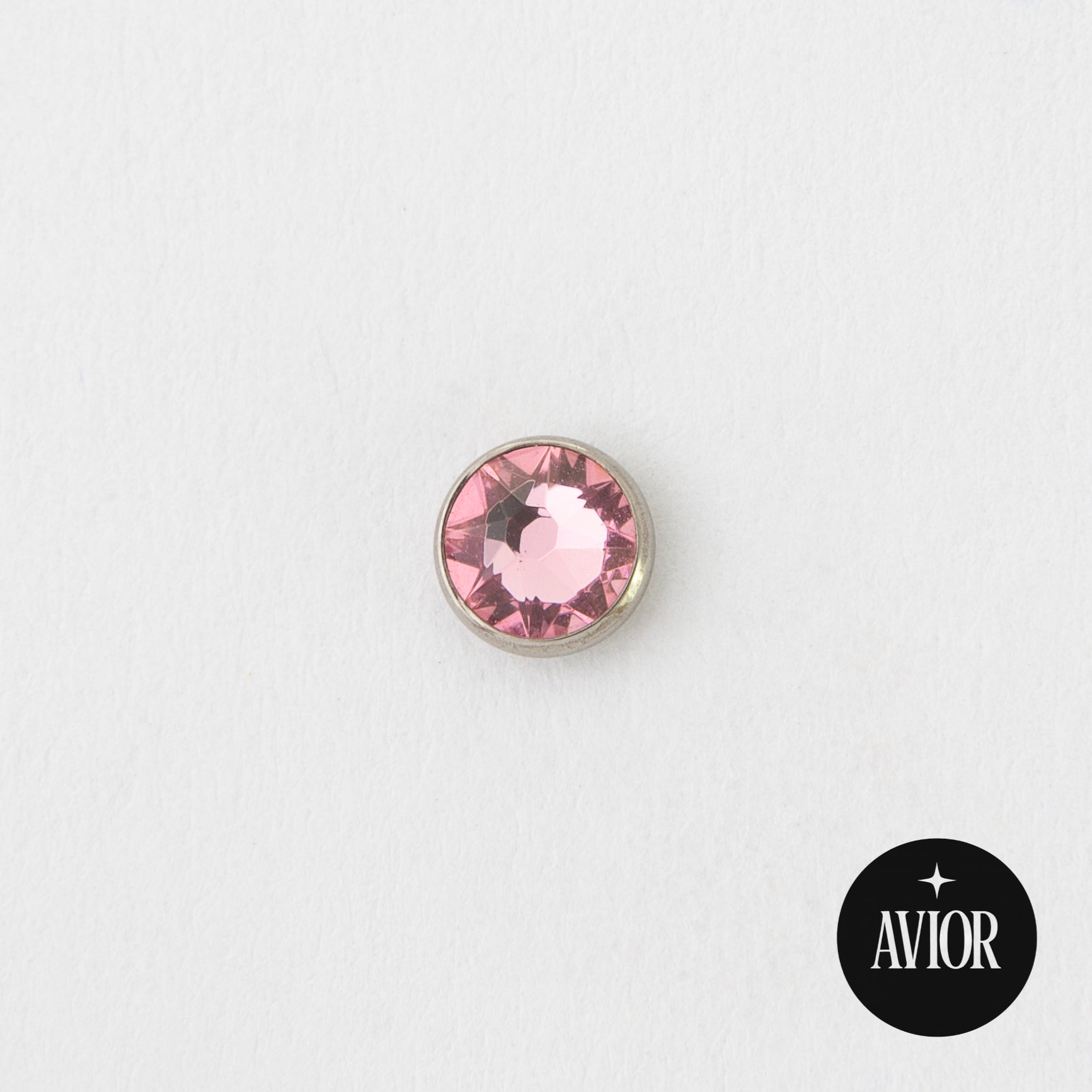 Dermal top - Rozi cirkon - 4 mm Titan