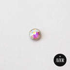Nakit - Aurelia Borealis cirkon + šipkica - Flat back, 4 mm, Titan