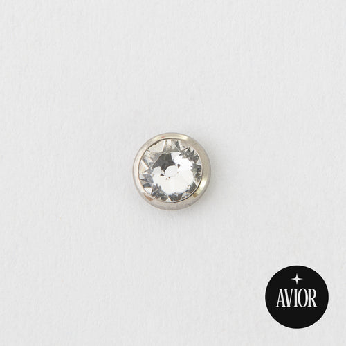 Dermal top - Bijeli cirkon - 4 mm Titan