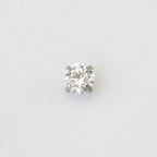 Nakit - Bijeli cirkon + šipkica, 4 mm - Titan