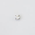 Nakit - Bijeli cirkon + šipkica, 3 mm - Titan