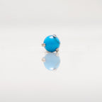 Nakit - Plavi kamen + šipkica - Kugla, 3 mm, Titan
