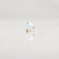 Nakit - Bijeli opal + šipkica - Kugla, 3 mm, Titan