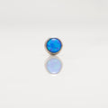 Nakit - Plavi opal + šipkica - Flat back, 3 mm, Titan