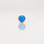 Nakit - Plavi opal + šipkica - Flat back, 3 mm, Titan