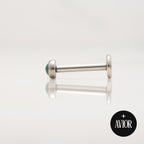 Nakit - Zeleni glatki cirkon + šipkica - Flat back, 3 mm, Titan