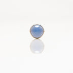 Nakit - Plavi glatki cirkon + šipkica - Flat back, 4 mm, Titan