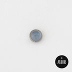 Nakit - Plavi glatki cirkon + šipkica - Flat back, 4 mm, Titan