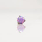 Nakit - Ljubičasti opal + šipkica - Kugla, 3 mm, Titan