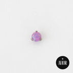 Nakit - Ljubičasti opal + šipkica - Kugla, 3 mm, Titan