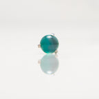 Nakit - Zeleni okrugli cirkon + šipkica - Kugla, 3 mm, Titan