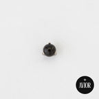 Nakit - Crni kamen + šipkica - Kugla, 3 mm, Titan