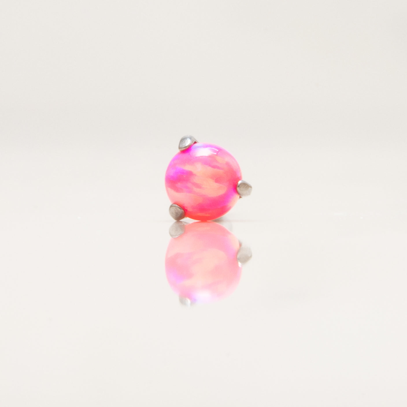 Nakit - Rozi opal + šipkica - Kugla, 3 mm, Titan