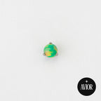 Nakit - Zeleni opal + šipkica - Kugla, 3 mm, Titan