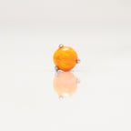 Nakit - Narančasti opal + šipkica - Kugla, 3 mm, Titan