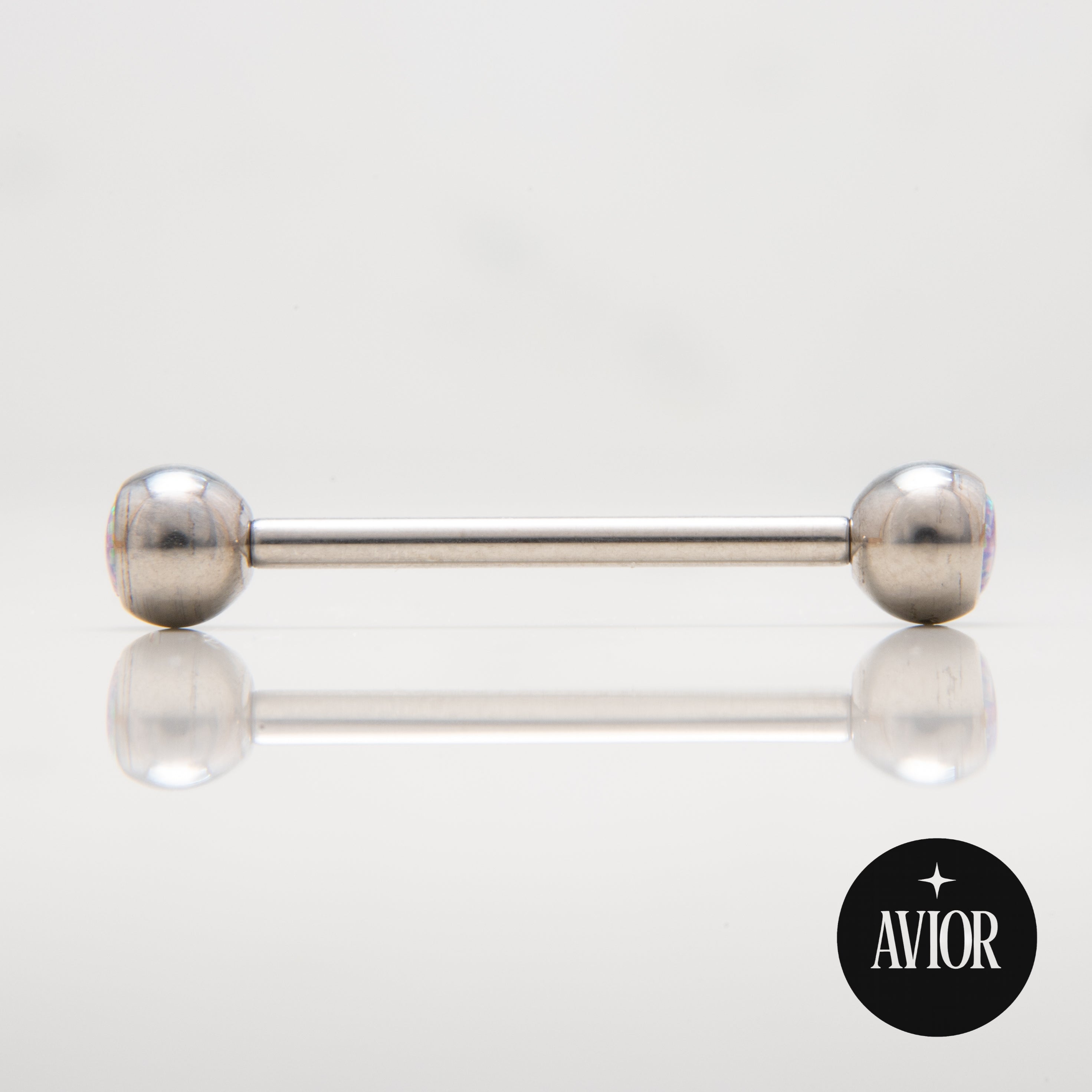 Industrial - Metalik kugla s ljubičastim opalom - 34 mm - 5 mm - Titan