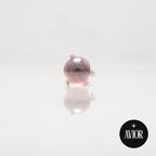 Barbell - Rozi glatki okrugli cirkon - 5 mm - Titan