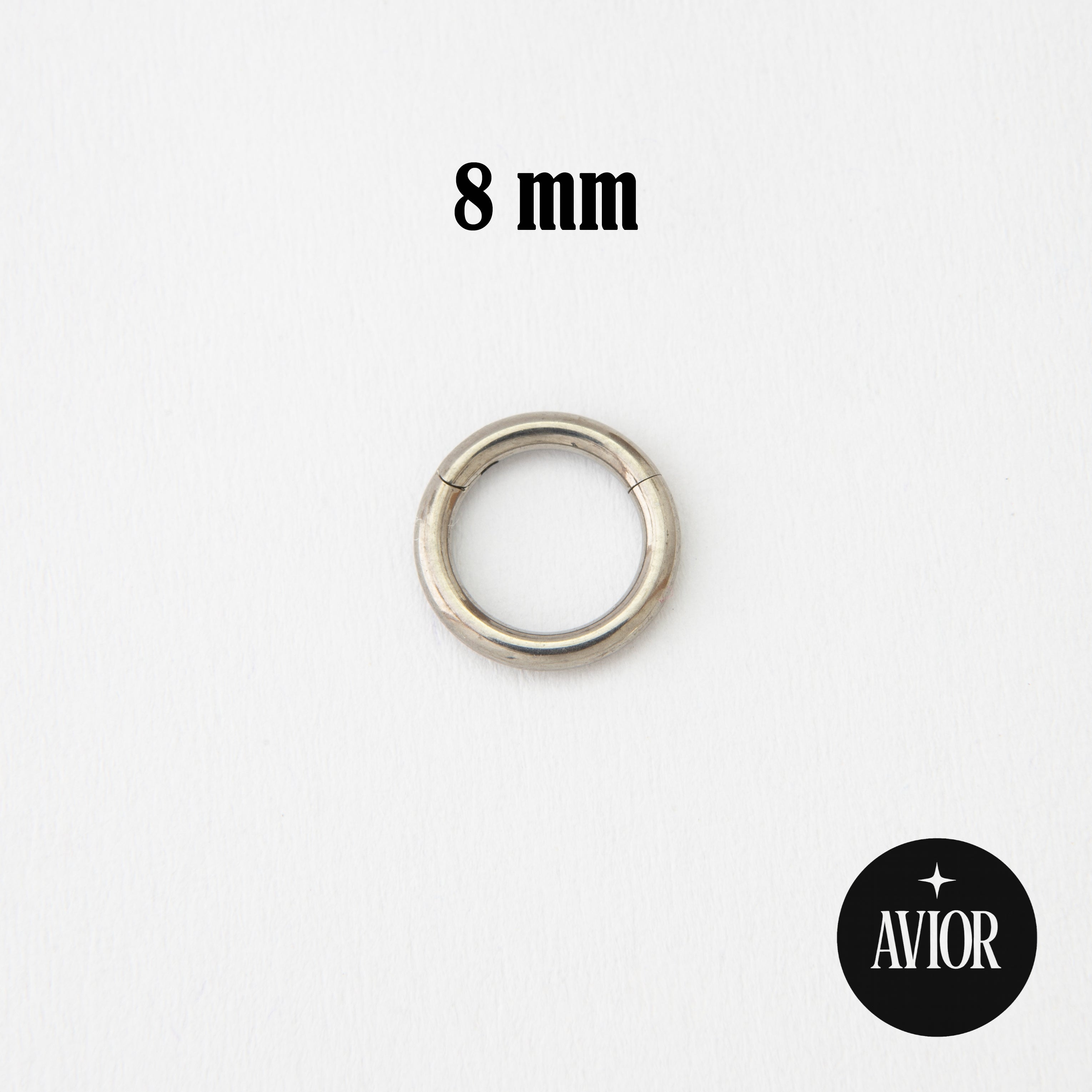 Ring - Metalik - 1.6 mm - promjer 8 mm - Titan