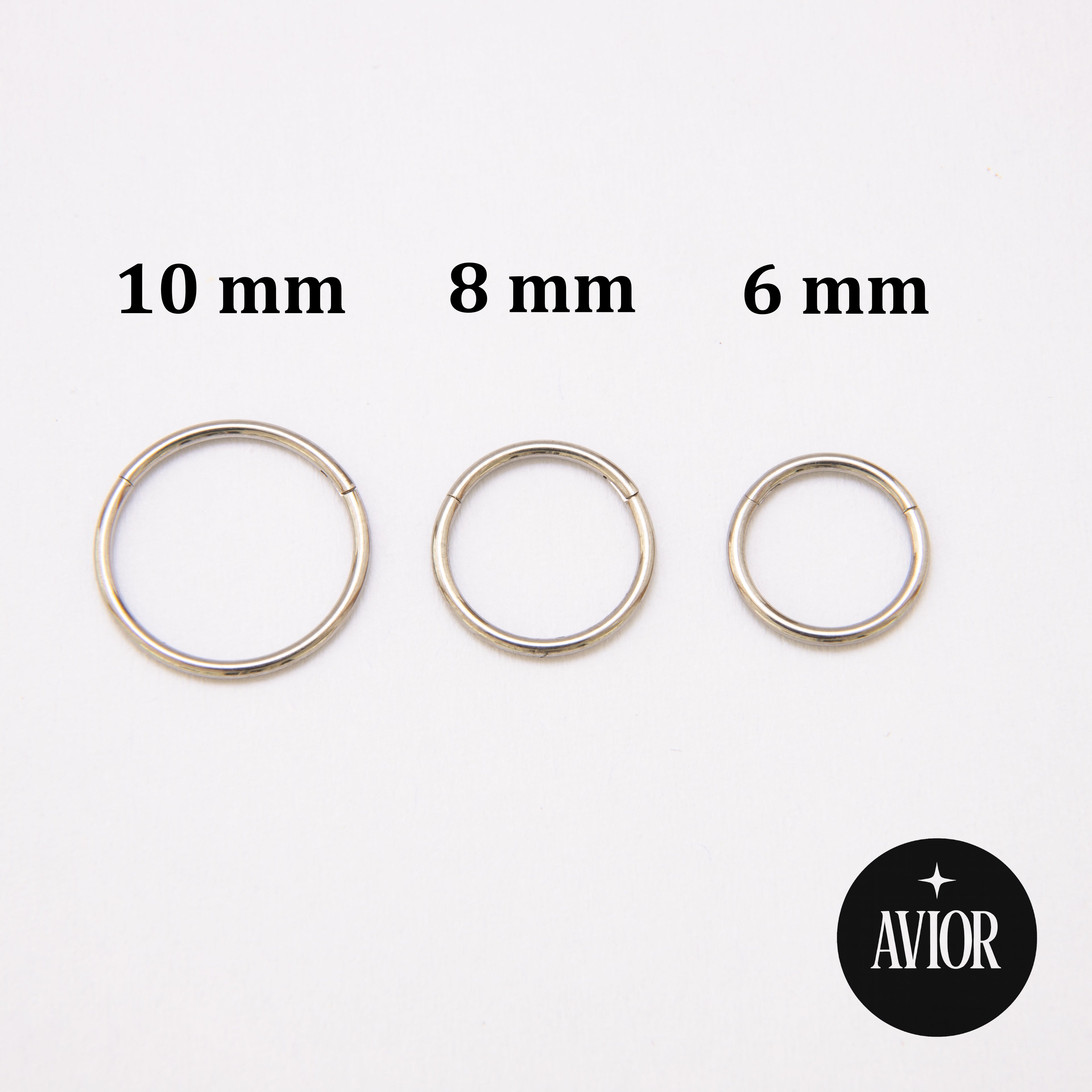 Ring - Metalik - 1.2 mm - promjer 8 mm - Titan