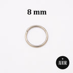 Ring - Metalik - 1.2 mm - promjer 8 mm - Titan