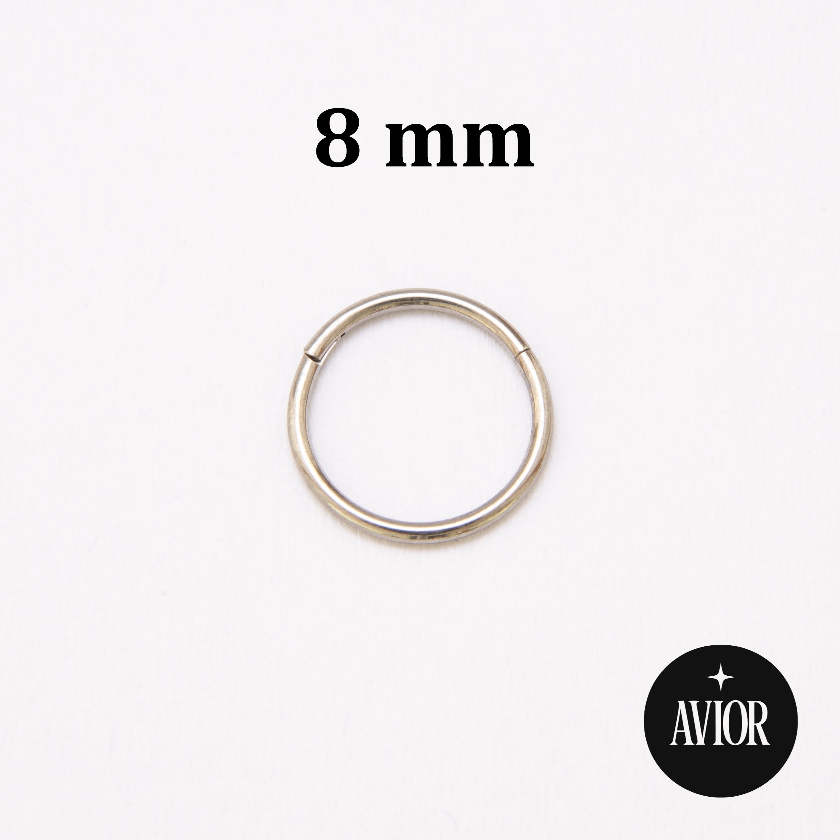 Ring - Metalik - 1.2 mm - promjer 8 mm - Titan