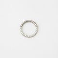 Ring - Metalik s crikonima - 0,8 mm - promjer 10 mm - Titan
