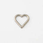 Ring - Srce metalik - 1.2 mm - promjer 8 mm - Titan