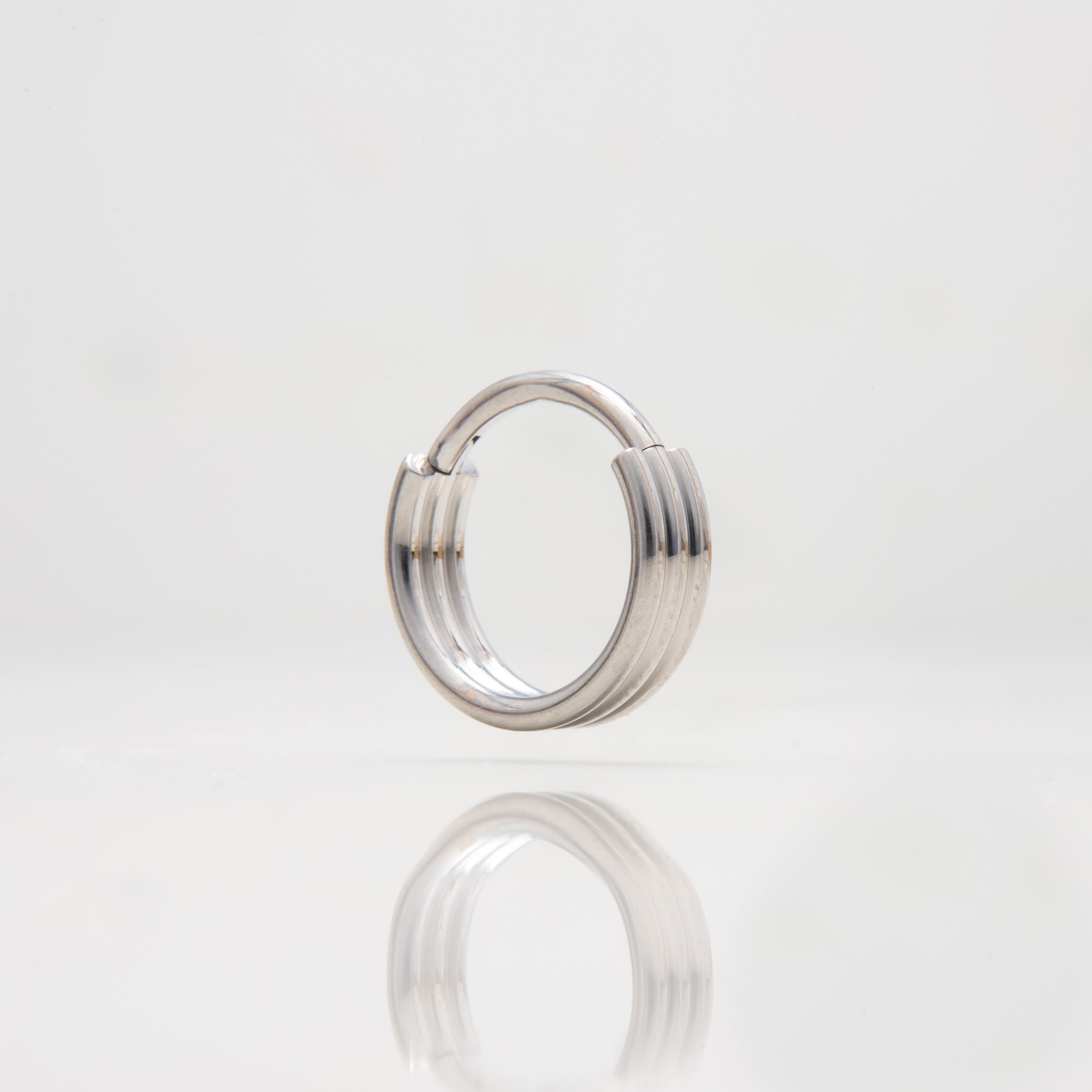 Ring - Trostruki uski debljine 1.2 mm - promjer 10 mm - Titan