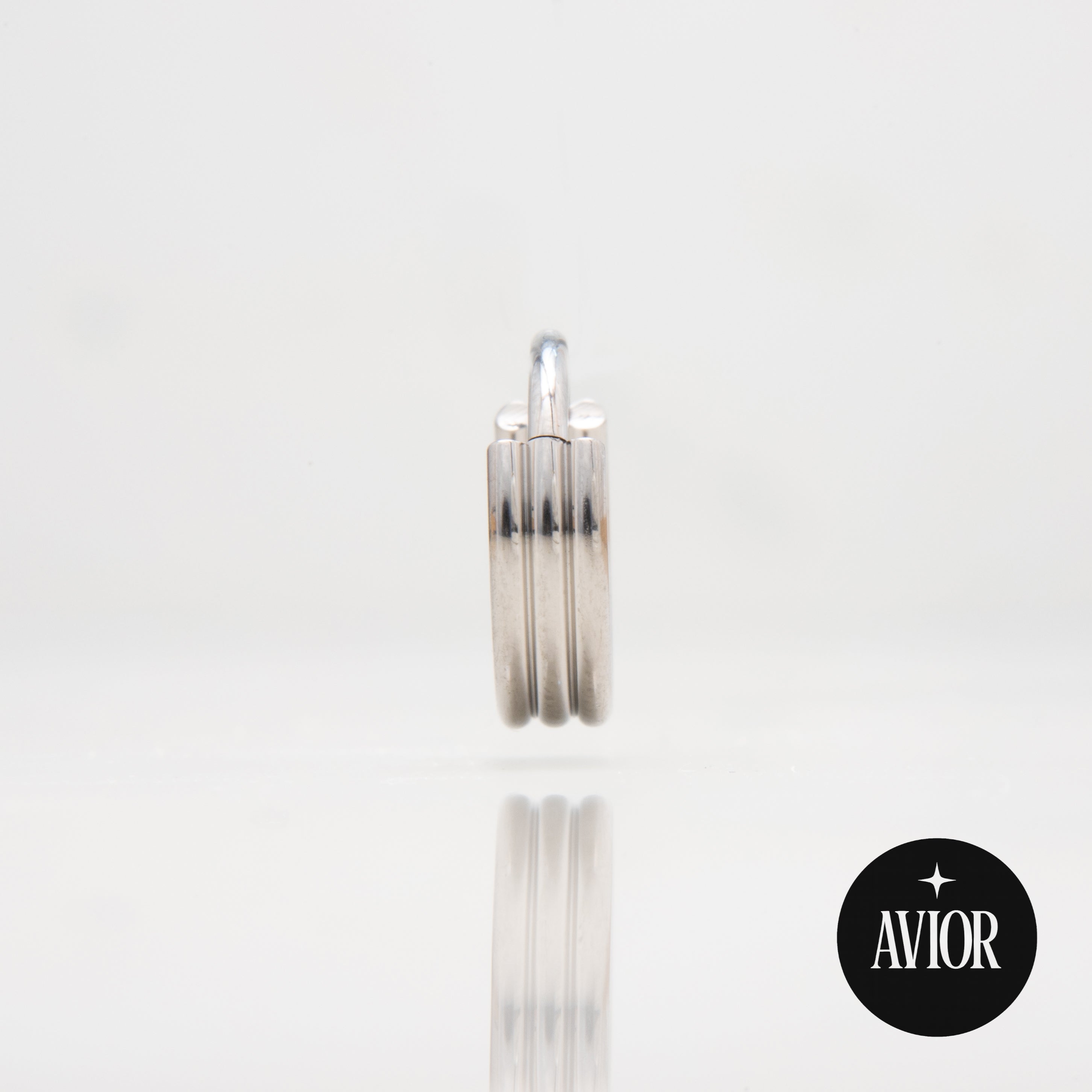 Ring - Trostruki uski debljine 1.2 mm - promjer 10 mm - Titan