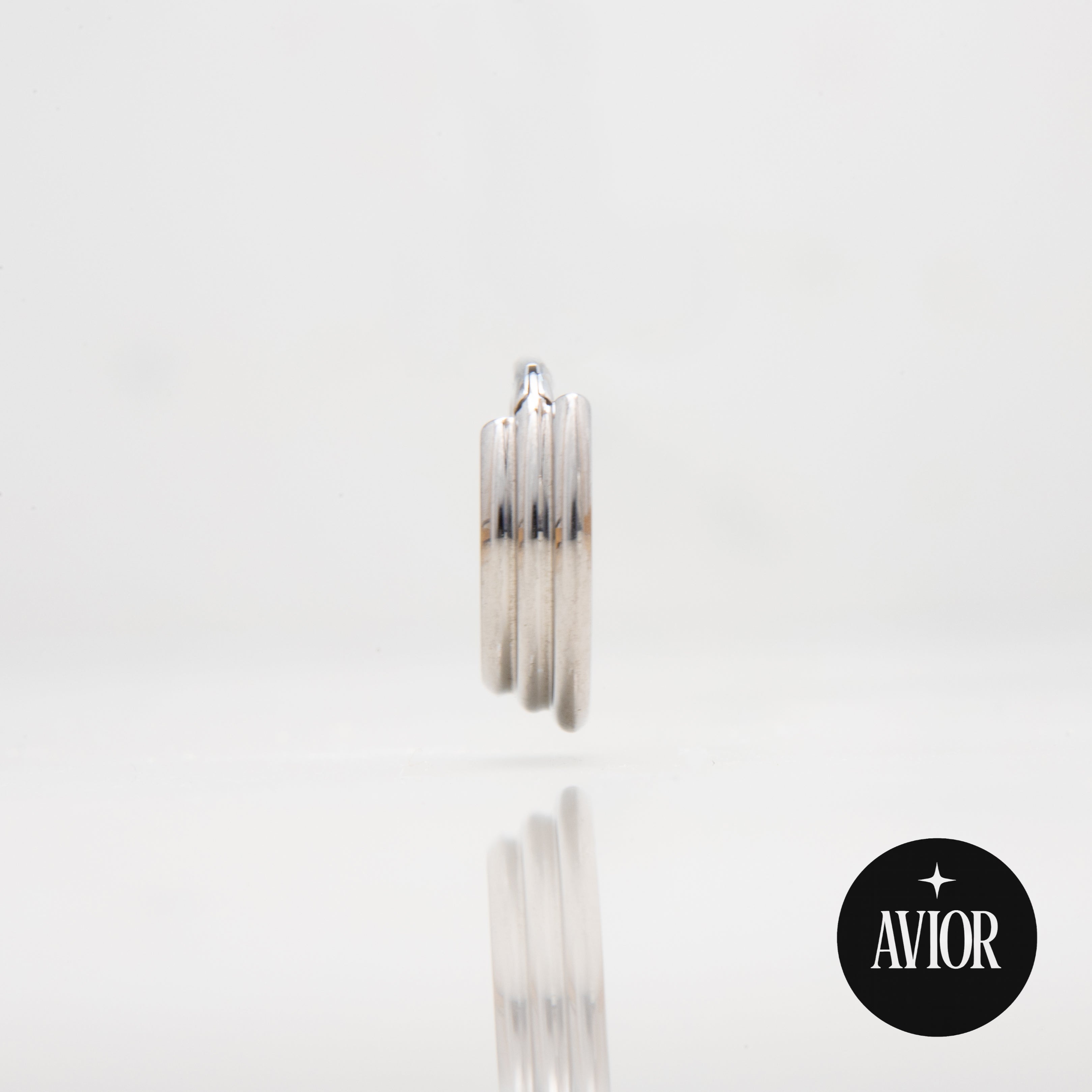 Ring - Trostruki uski stožasti debljine 1.2 mm - promjer 10 mm - Titan