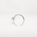 Nakit - Spirala s cirkonom - 2 mm, Titan