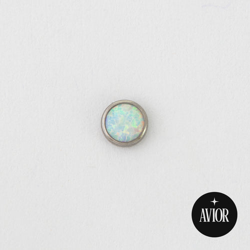 Dermal top -  Bijeli opal - 4 mm Titan